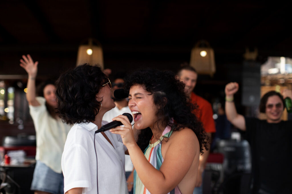 hen party ideas - karoake