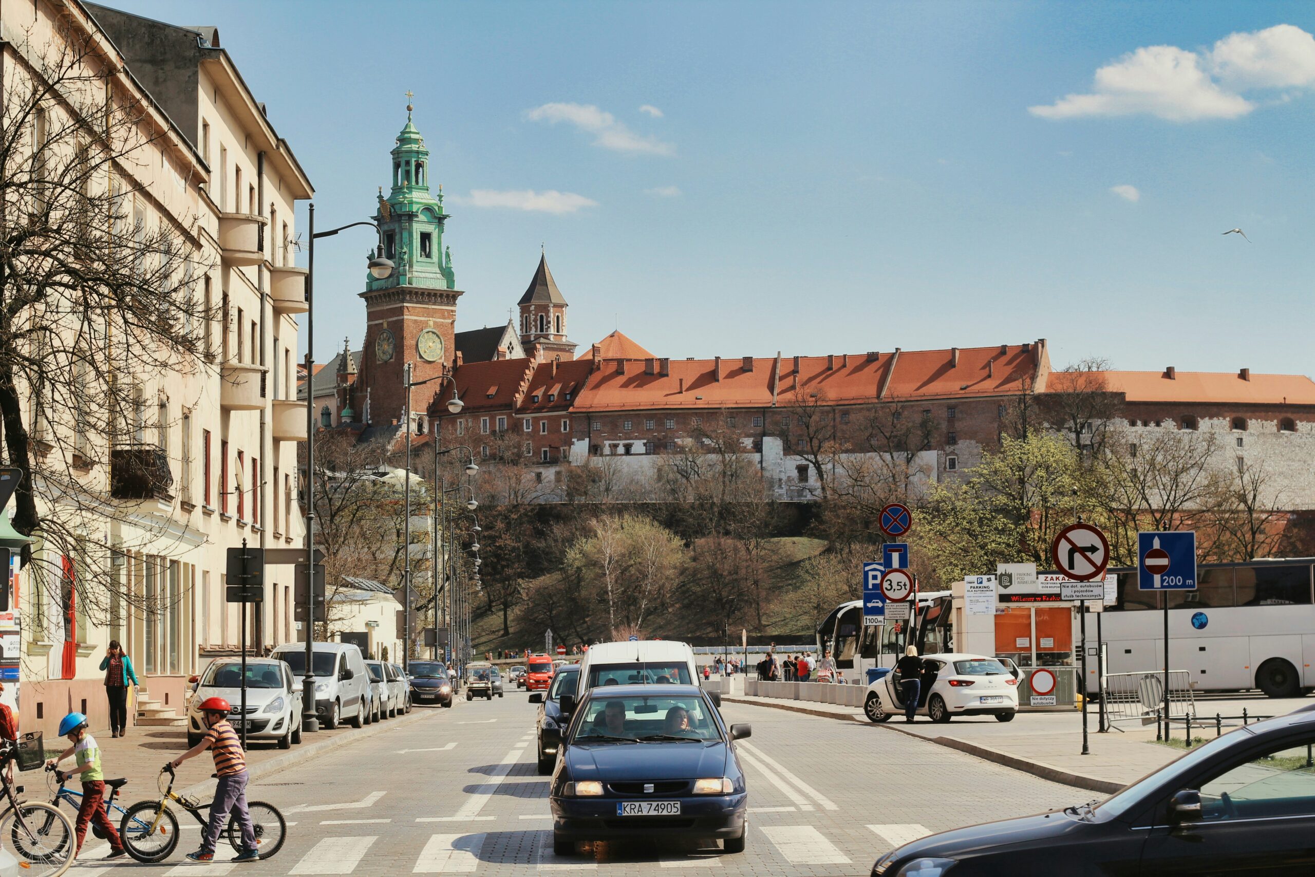 street near Wawel