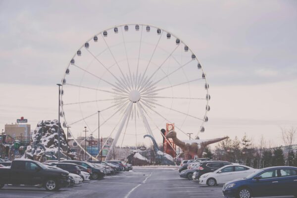 cars, ferris wheel